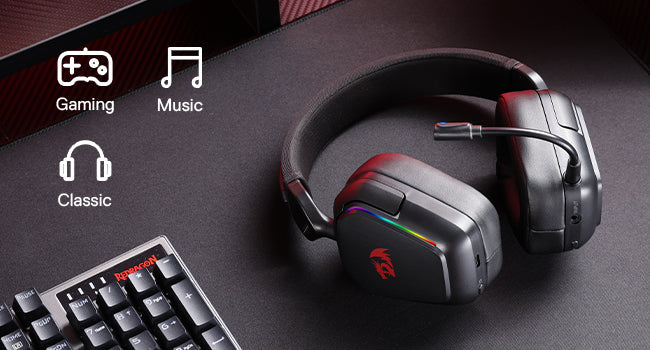 REDRAGON H868 Mira RGB Bluetooth Wireless Gaming Headset