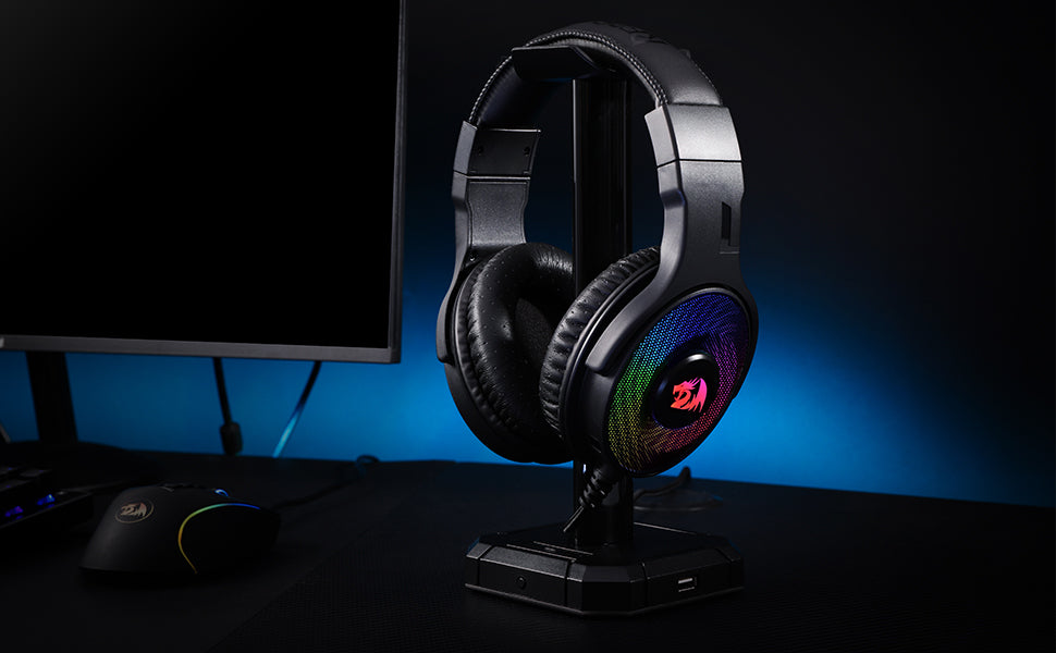 REDRAGON H350 Pandora 2 RGB Wired Gaming Headset - Black