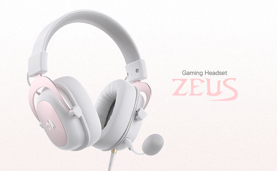 REDRAGON H510 Zeus Wired Gaming Headset - Pink