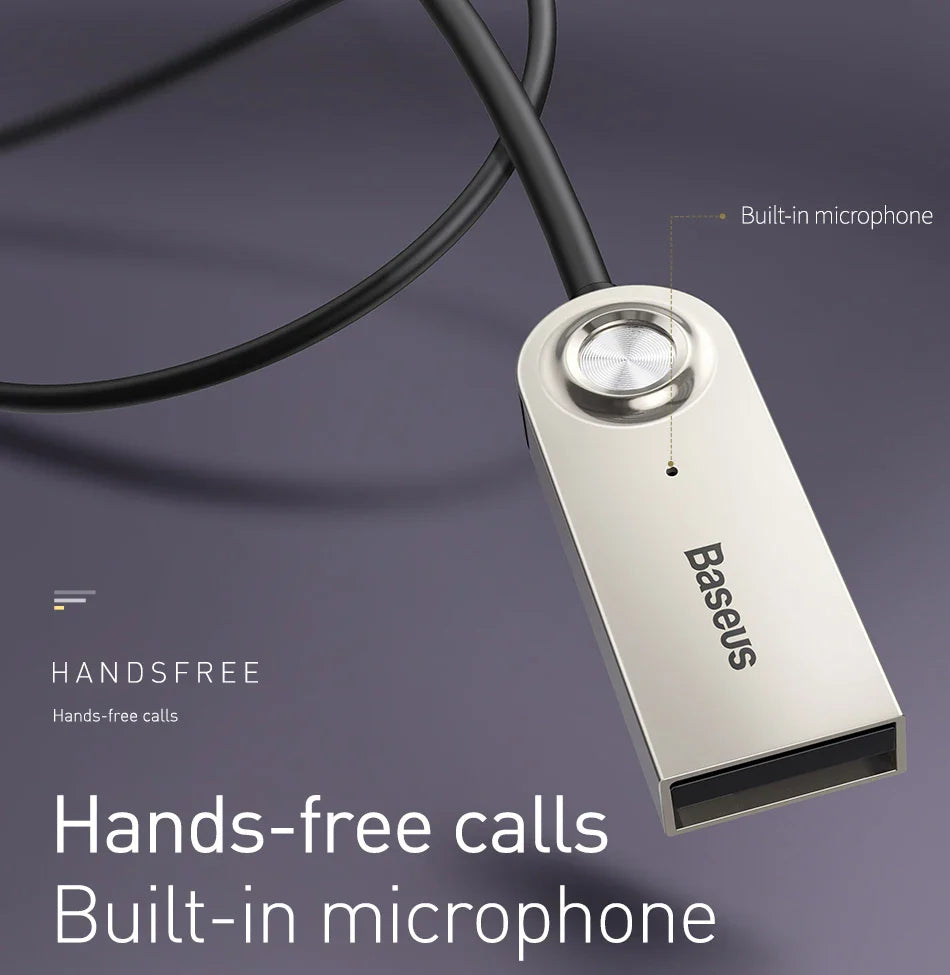 BASEUS BA01 USB to Aux Bluetooth 5.0 Adapter