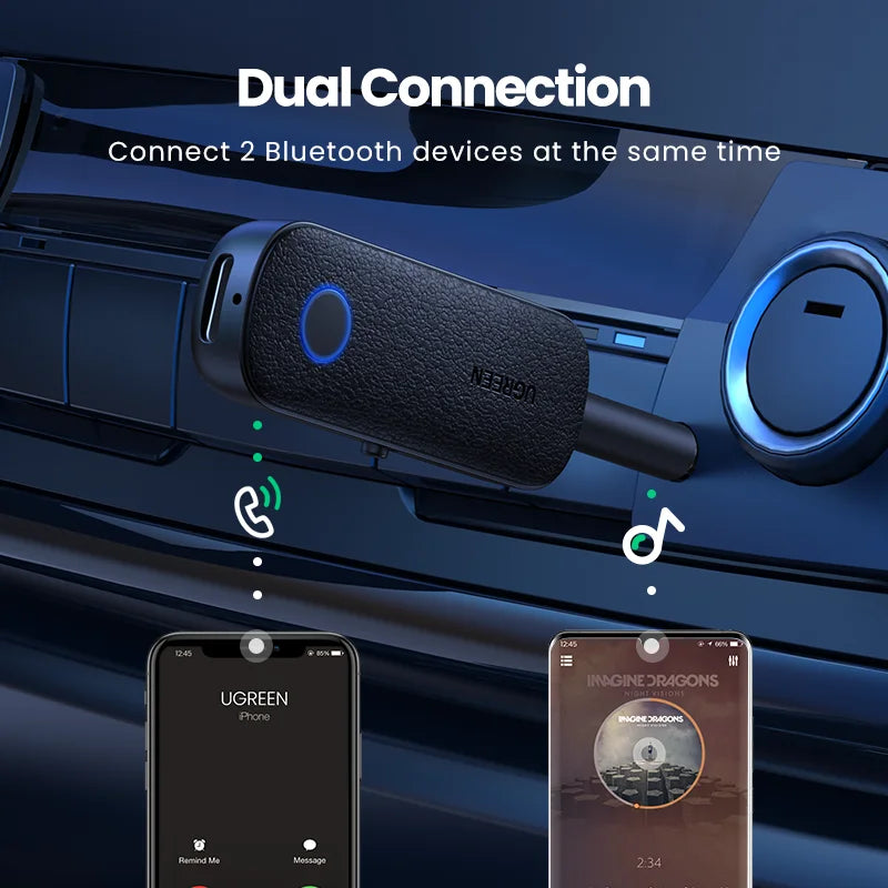 UGREEN CM403 2in1 Aux Bluetooth 5.0 Adapter