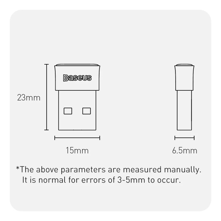 BASEUS BA04 USB Bluetooth 5.1 Adapter