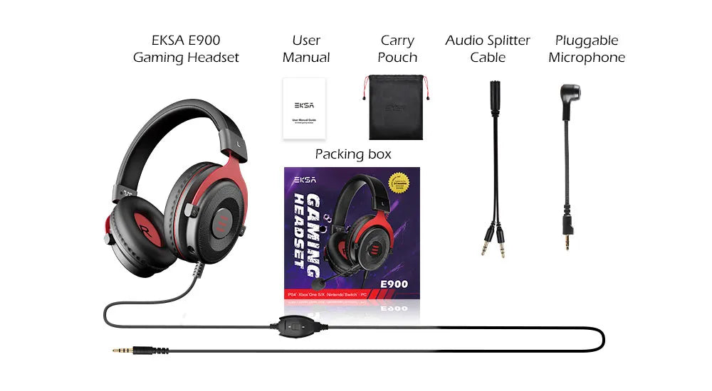 EKSA E900 Wired Gaming Headset