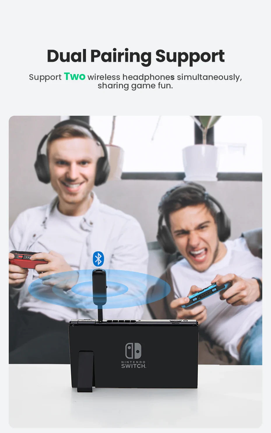 UGREEN CM403 2in1 Aux Bluetooth 5.0 Adapter