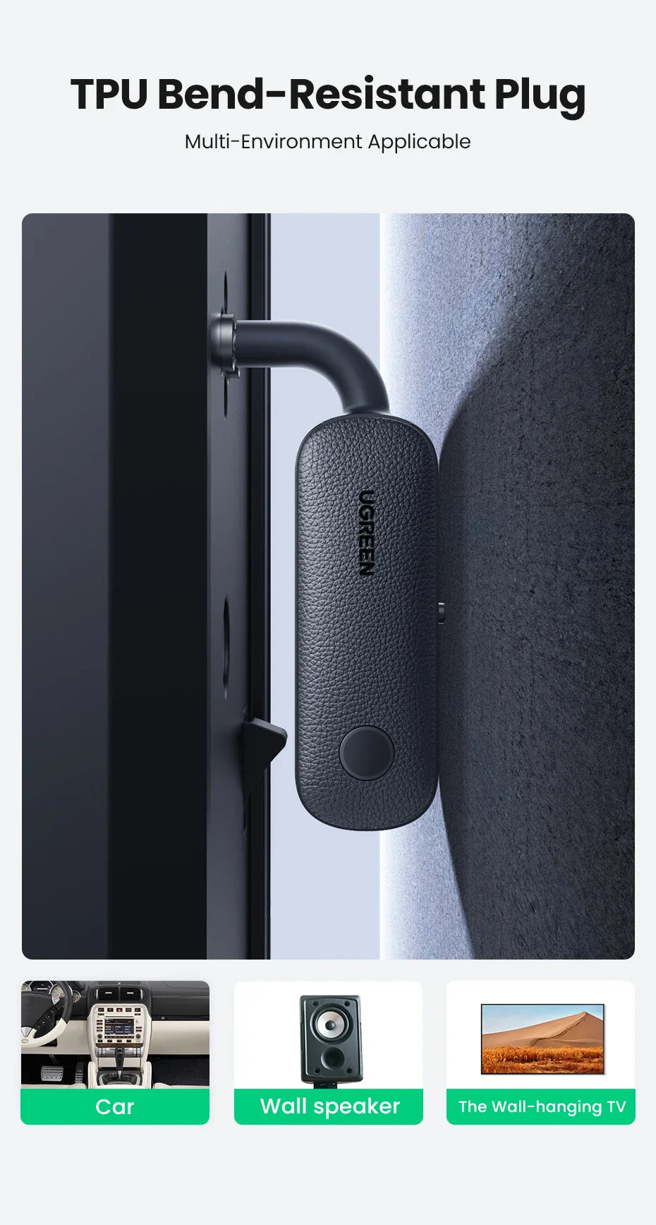 UGREEN CM403 2in1 Aux Bluetooth 5.0 Adapter