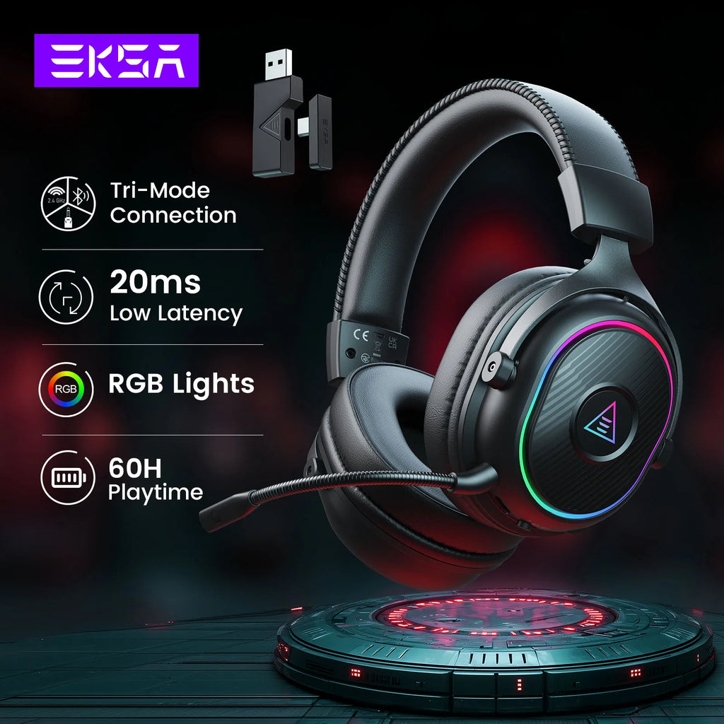 EKSA Mako Bluetooth Wireless Gaming Headset