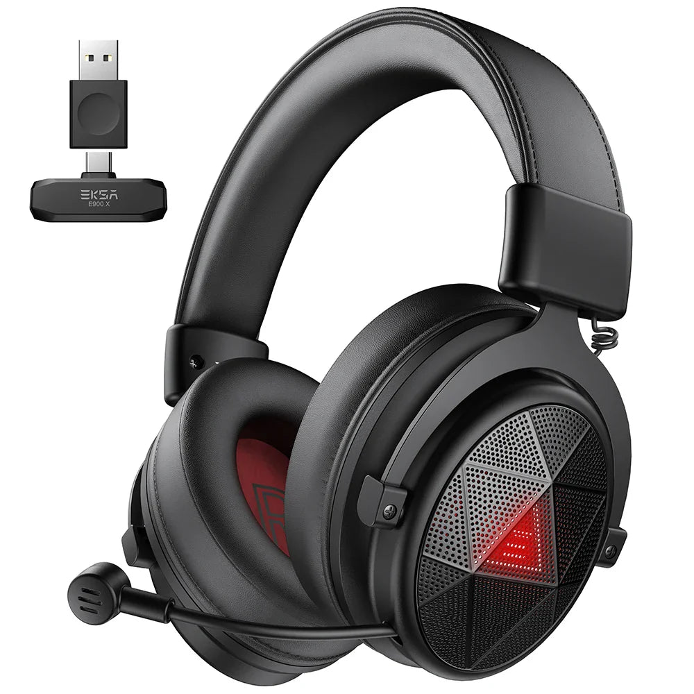 EKSA E900X Wireless Gaming Headset with Retractable Microphone