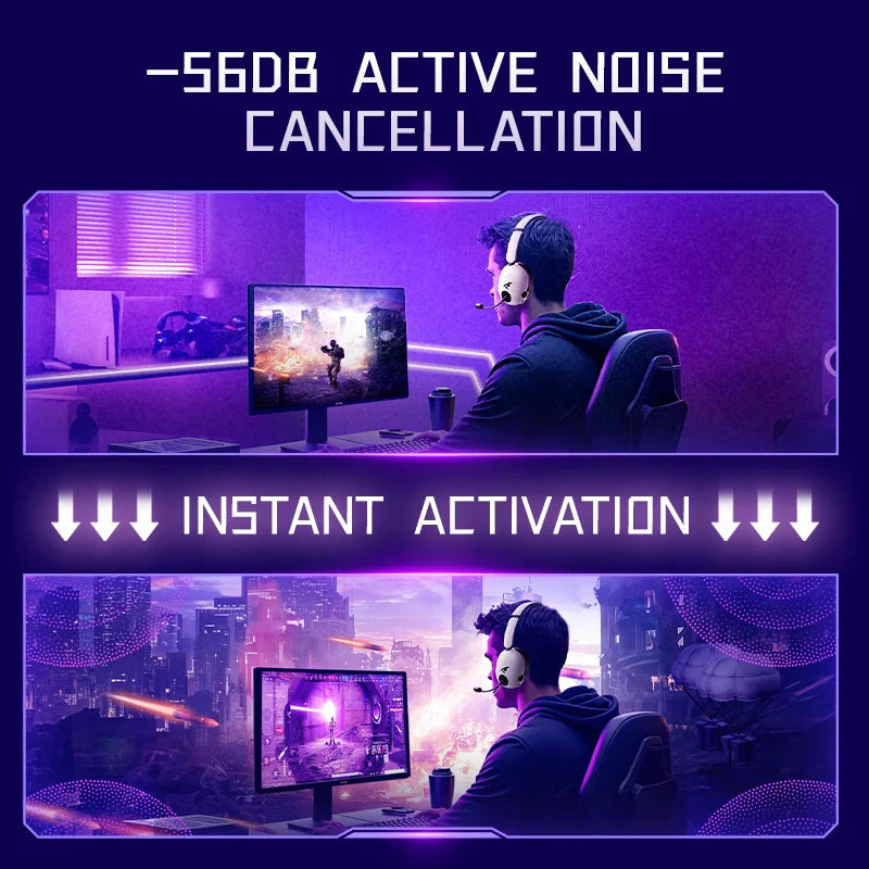 PICUN UG-10A ANC Wireless Gaming Headset