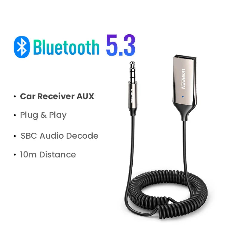 UGREEN CM309 USB to Aux Bluetooth 5.3 Adapter