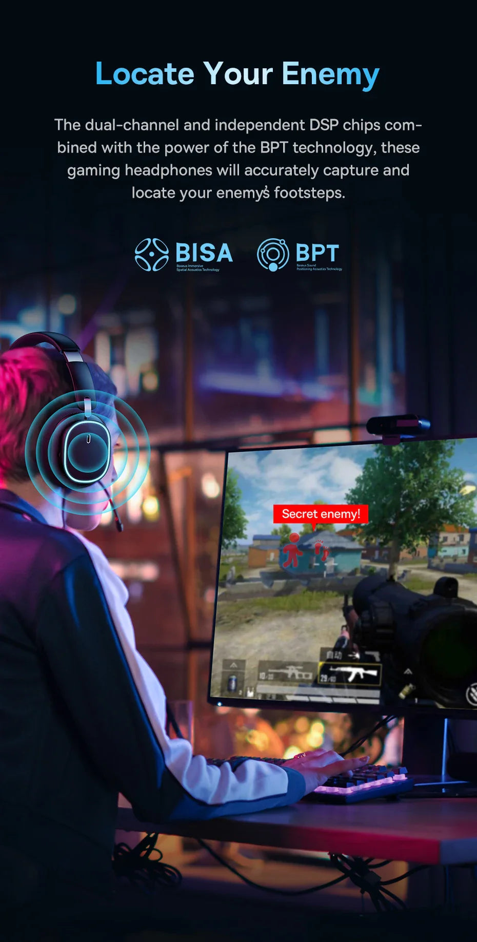 BASEUS AeQur GH02 Bluetooth Wireless Gaming Headset