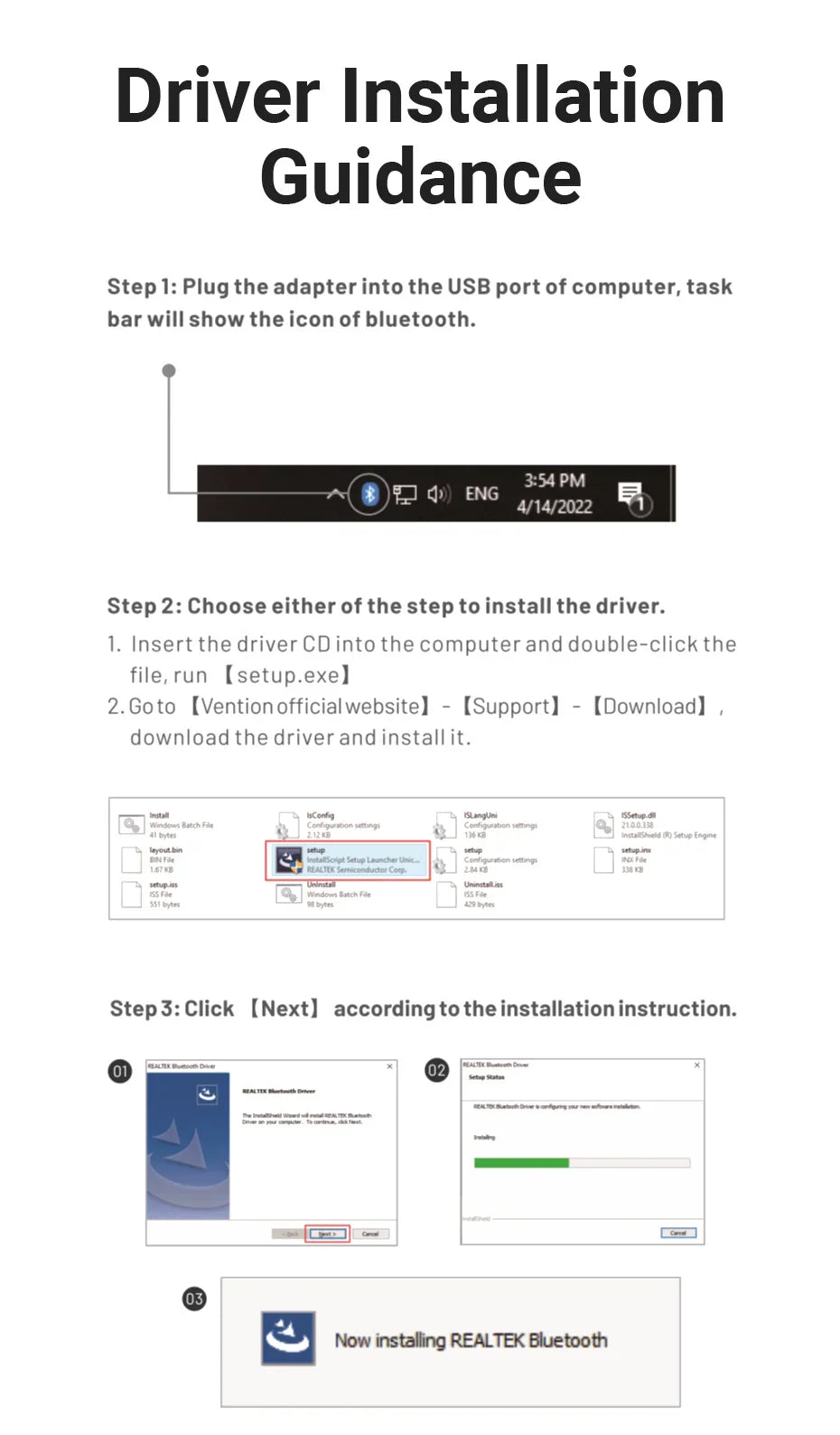 VENTION USB Bluetooth 5.1 Adapter