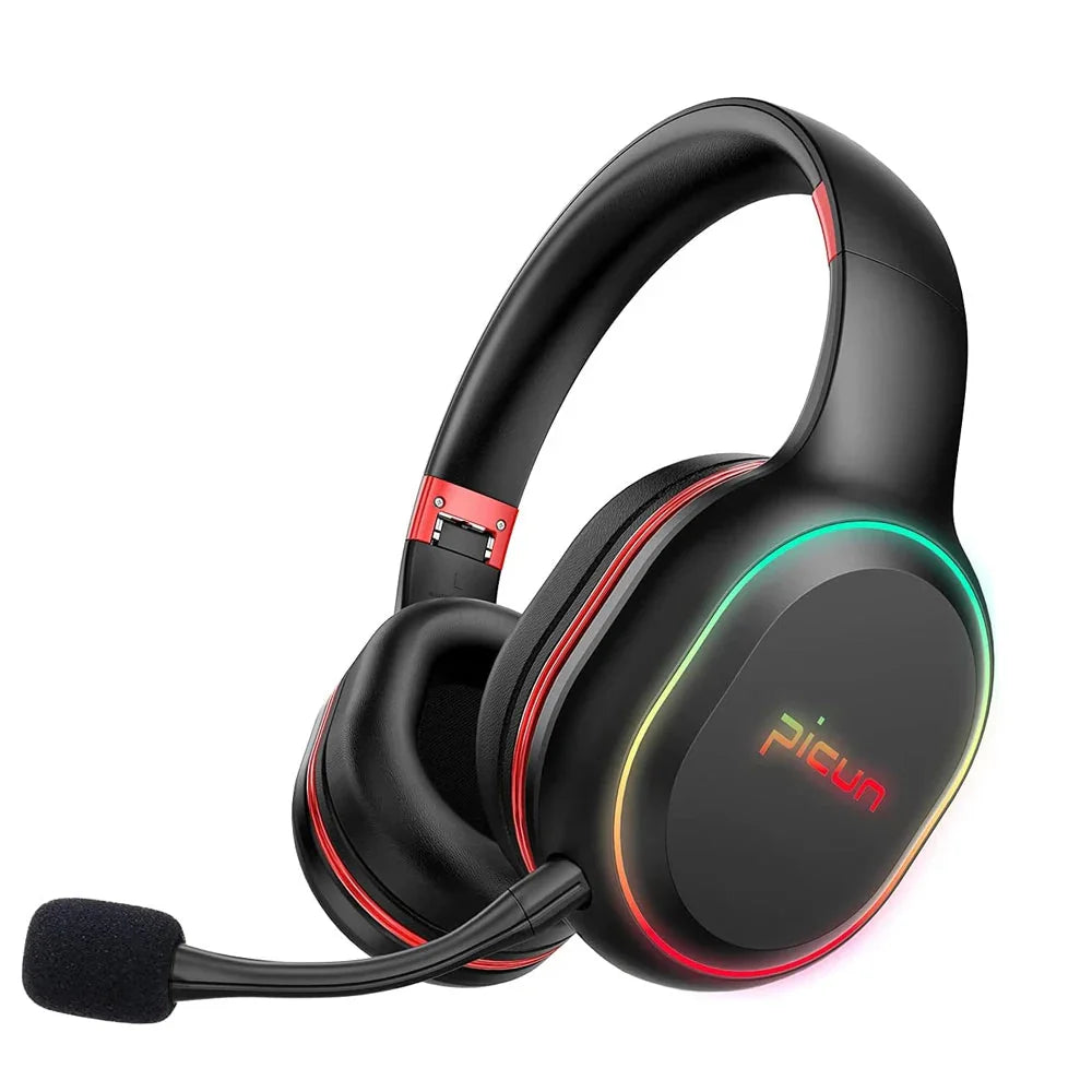 PICUN P80X RGB Bluetooth Wireless Gaming Headset