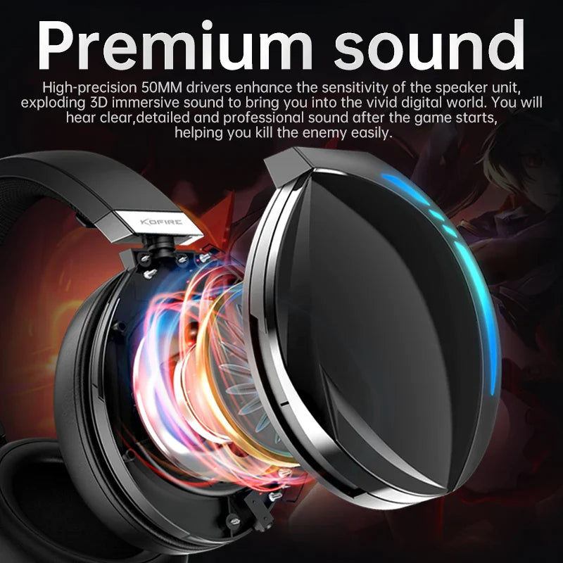KOFIRE BG06 Bluetooth Wireless Gaming Headset