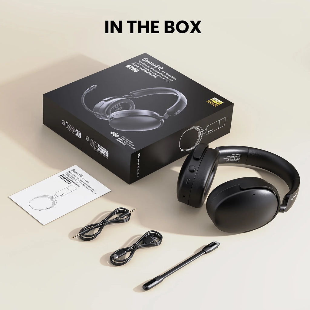 ONEODIO SuperEQ A200 ANC Bluetooth Wireless Headphones