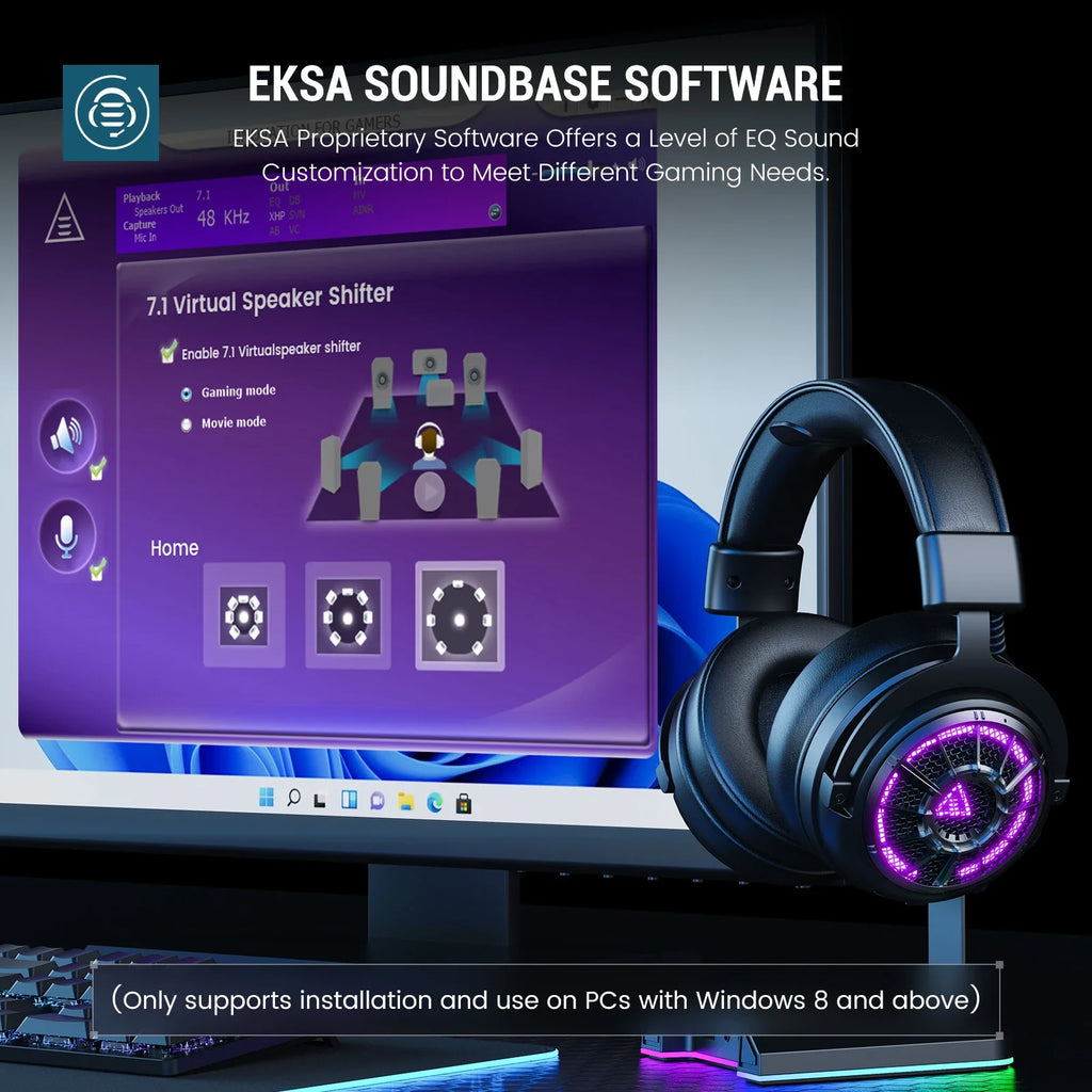 EKSA E5000 StarEngine Bluetooth Wireless Gaming Headset