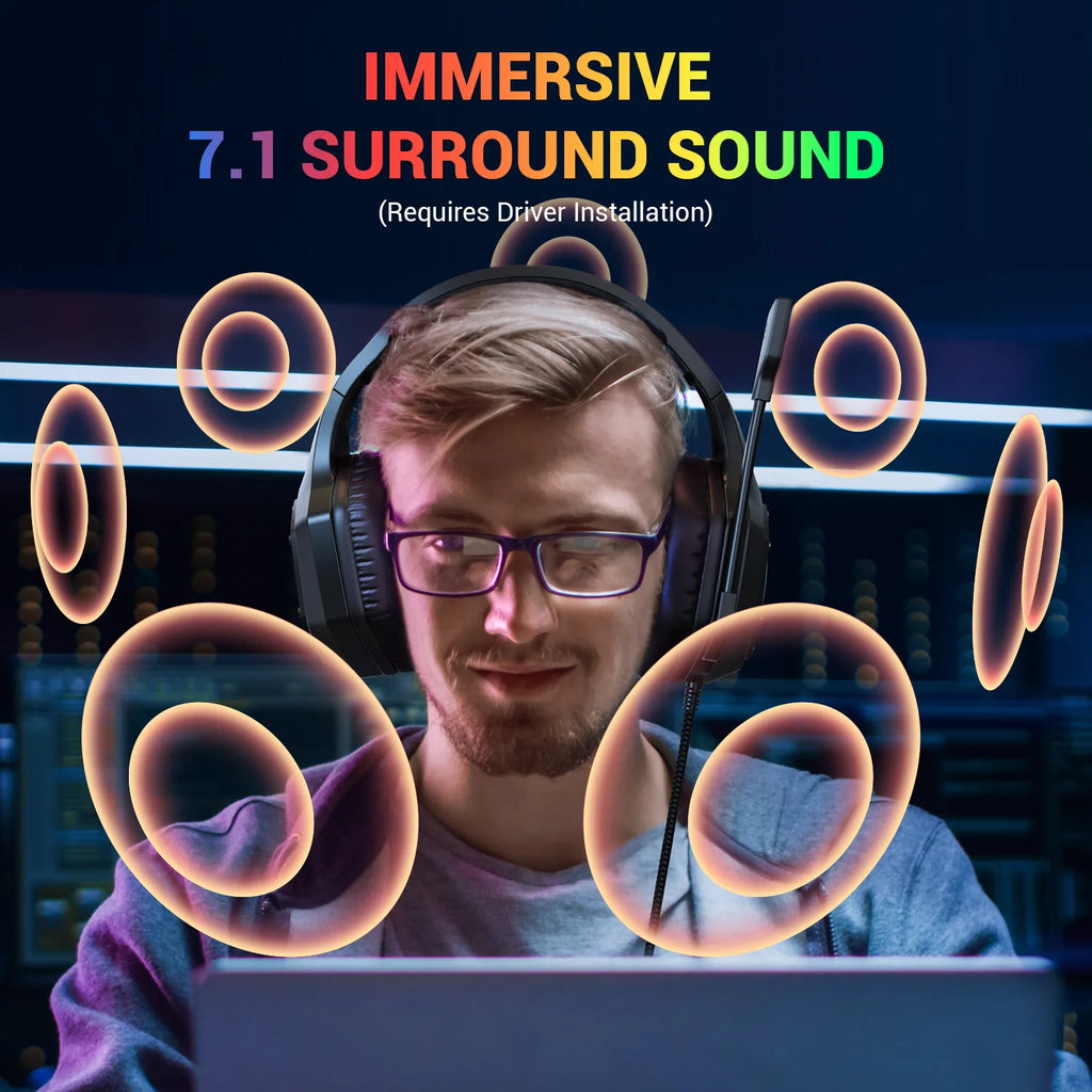 EKSA E1000 V2 2in1 Wired Gaming Headset