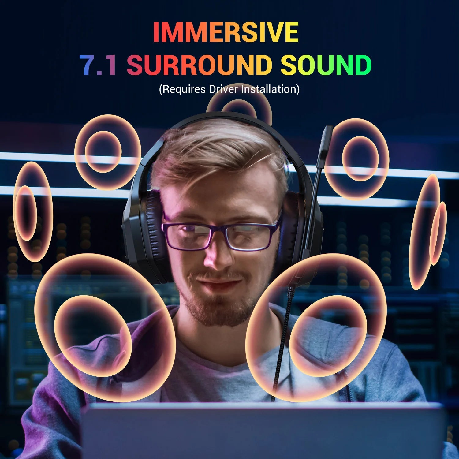 EKSA E1000 V2 2in1 Wired Gaming Headset