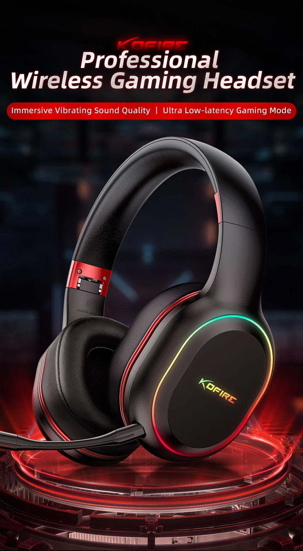 KOFIRE UG-05 RGB Wireless Gaming Headset