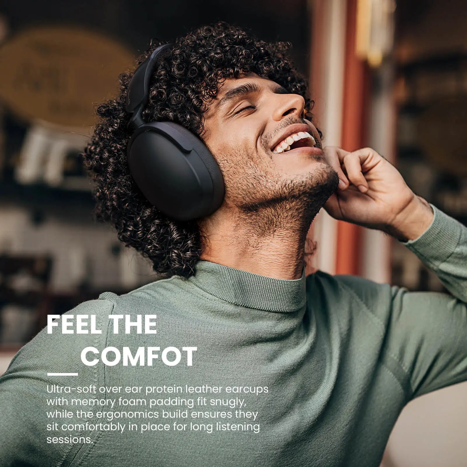 ONEODIO SuperEQ A200 ANC Bluetooth Wireless Headphones