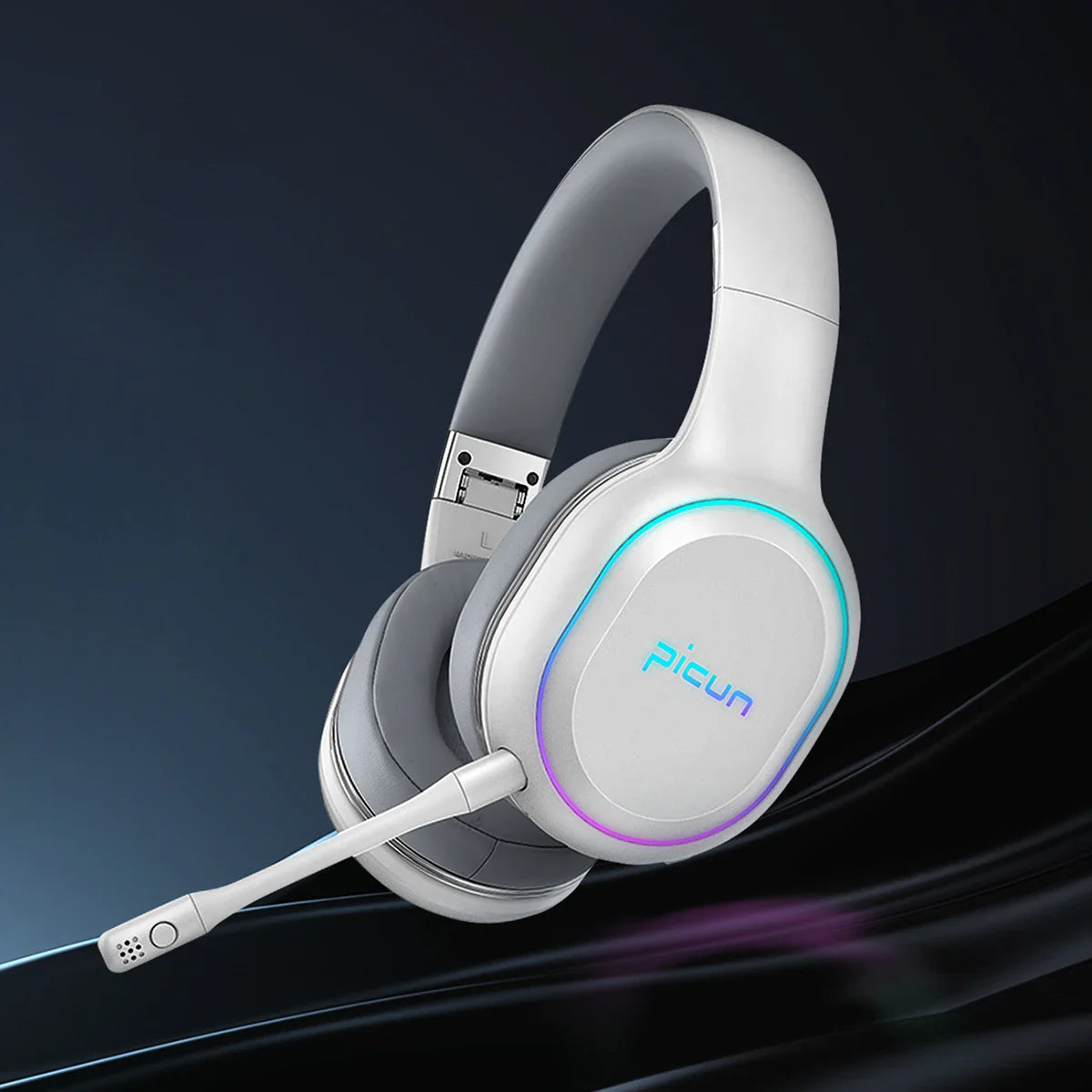 PICUN P80X RGB Bluetooth Wireless Gaming Headset
