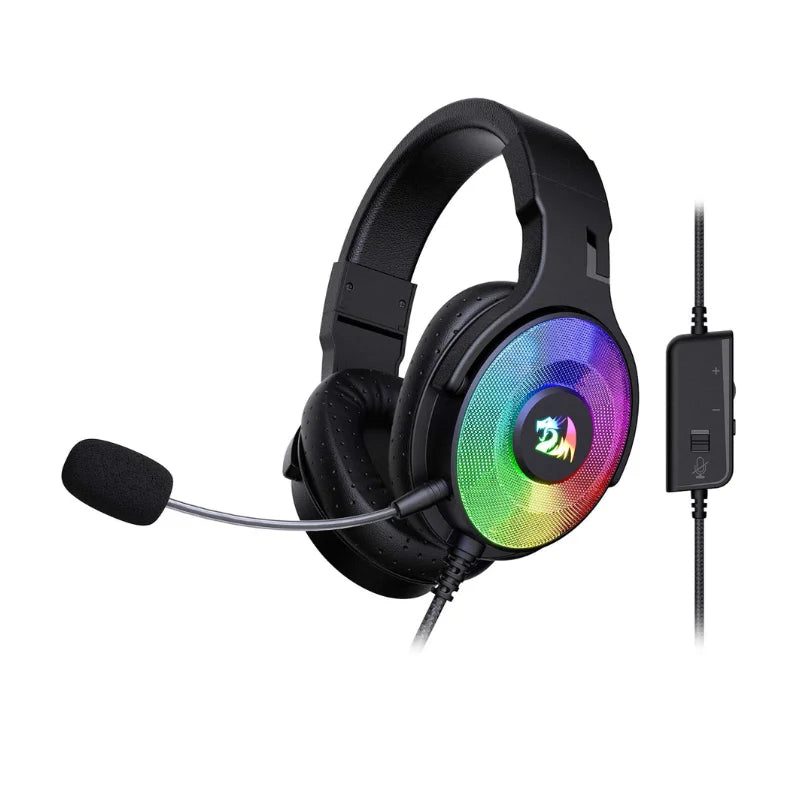 REDRAGON H350 Pandora 2 RGB Wired Gaming Headset - Black