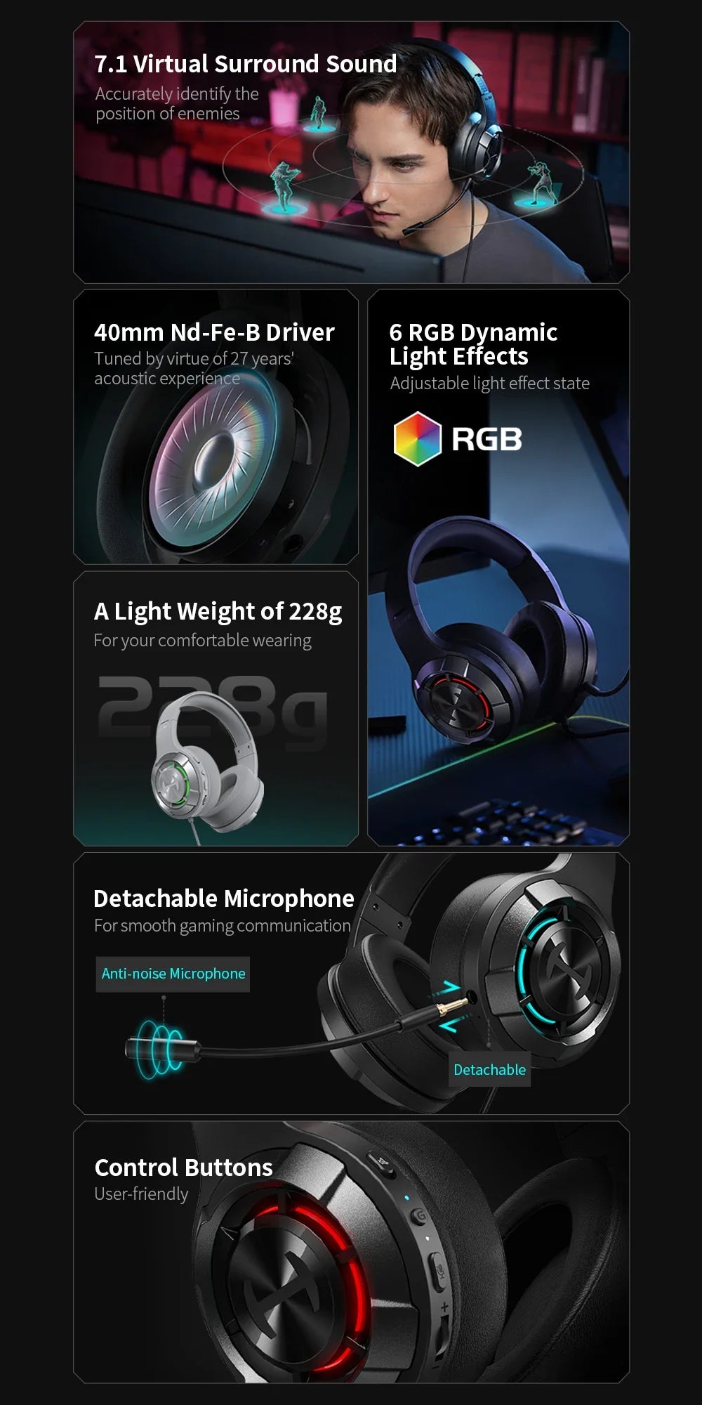 EDIFIER Hecate G30 II Wired Gaming Headset