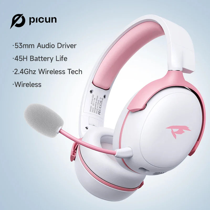PICUN G3 Surround Sound Wireless Gaming Headset