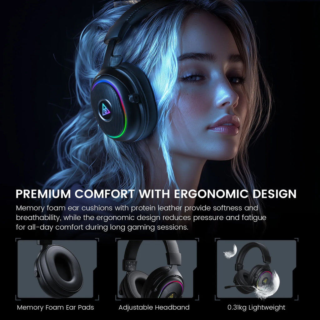 EKSA Mako Bluetooth Wireless Gaming Headset