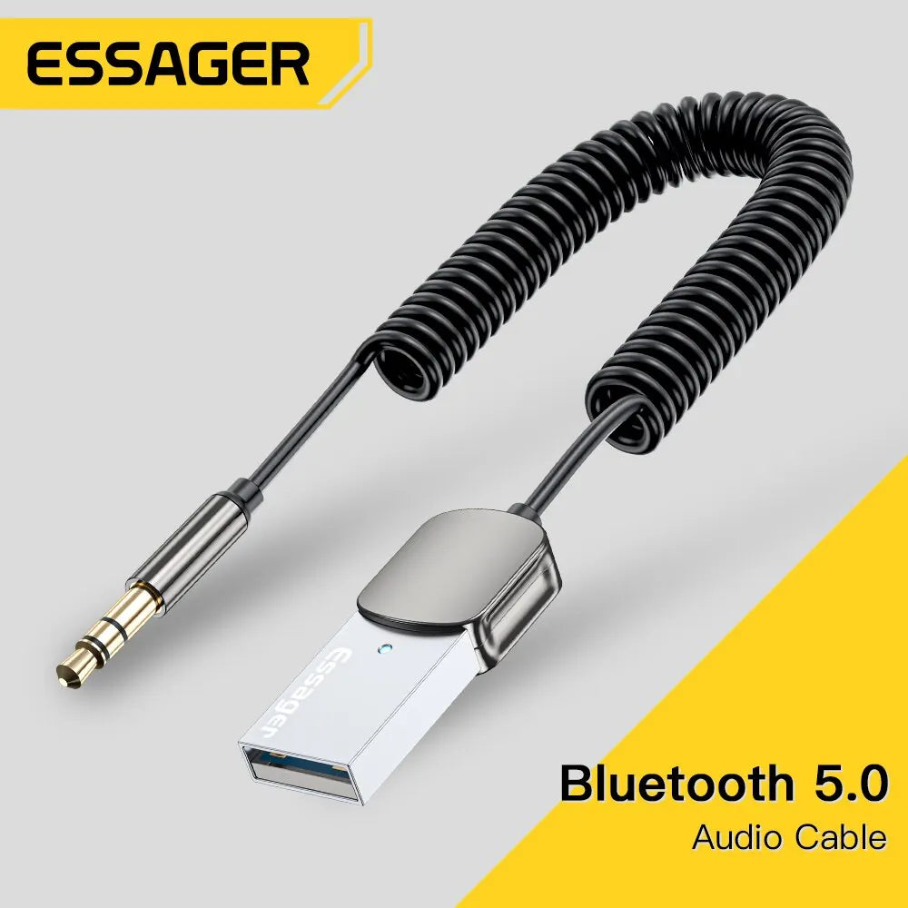 ESSAGER EB01 Aux Bluetooth 5.0 USB Adapter