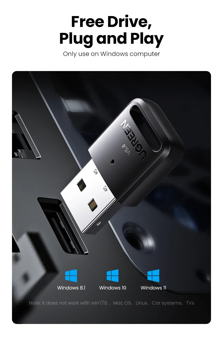 UGREEN CM748 USB Bluetooth 5.4 Adapter