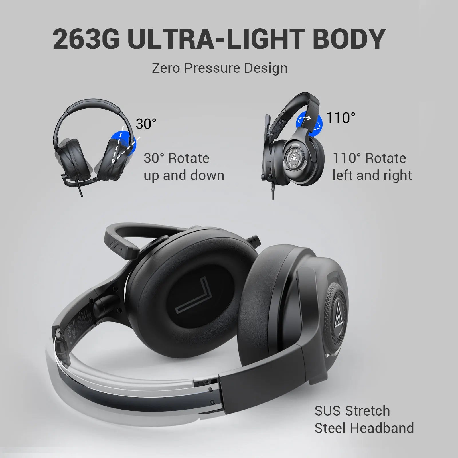 EKSA E4 AirComfy Wired Gaming Headset