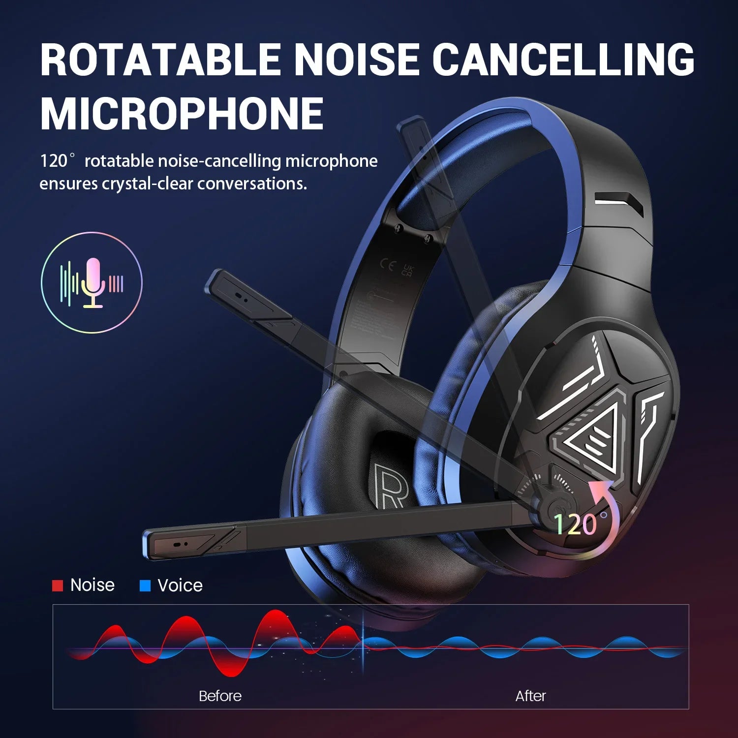 EKSA E5 Bluetooth Wireless Gaming Headset