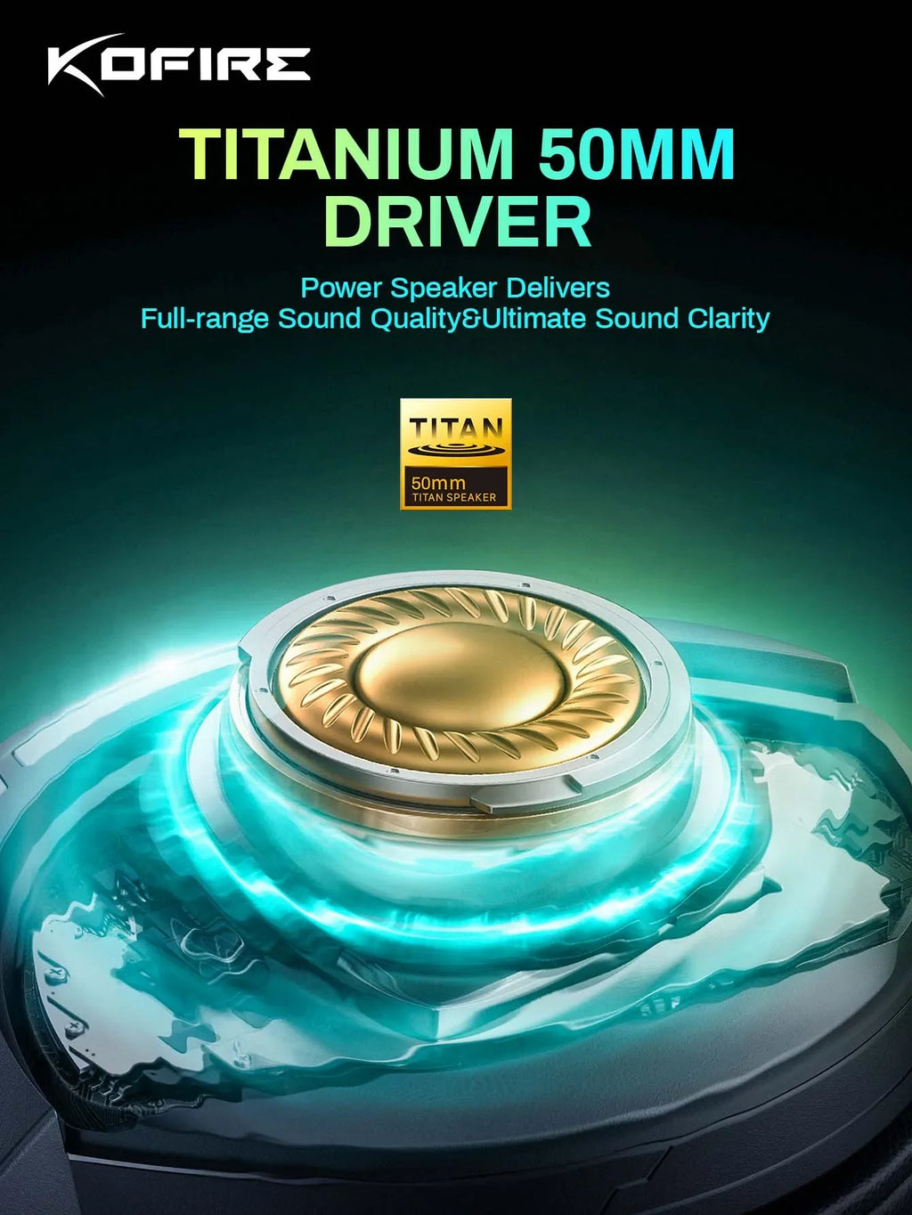 KOFIRE UG-06 RGB Bluetooth Wireless Gaming Headset