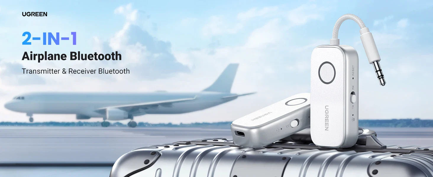 UGREEN 2in1 Aux Bluetooth 5.4 Adapter & Transmitter