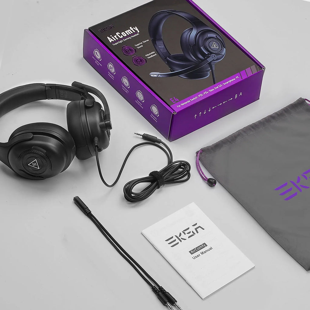 EKSA E4 AirComfy Wired Gaming Headset