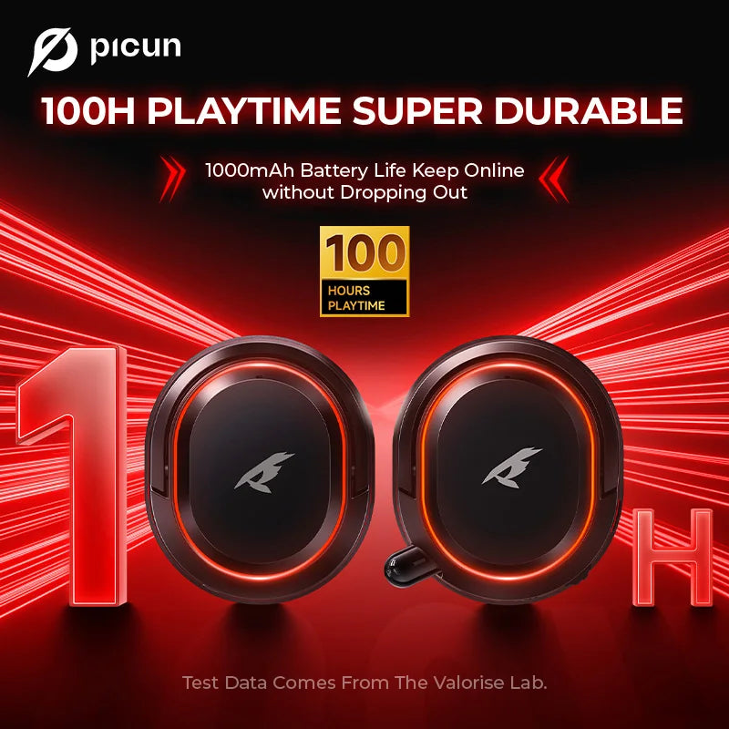 PICUN G2 Surround Sound Bluetooth Wireless Gaming Headset