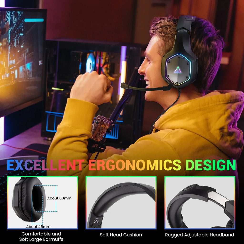 EKSA E1000 V2 2in1 Wired Gaming Headset