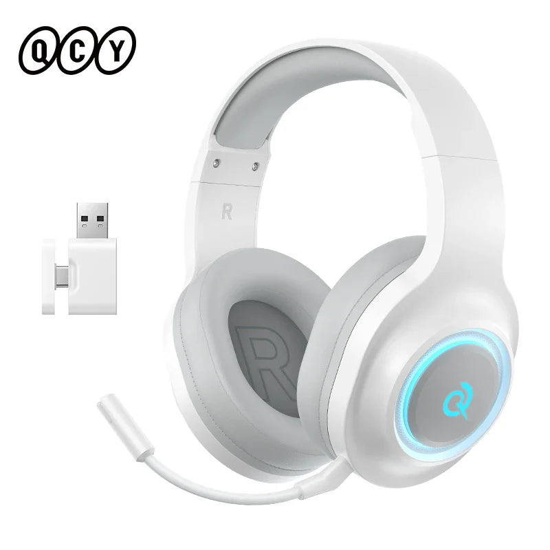 QCY Heroad V200 RGB Bluetooth Wireless Gaming Headphones