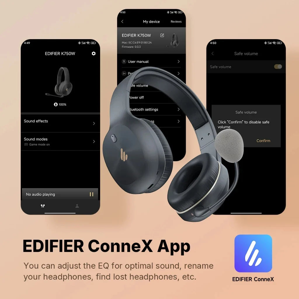 EDIFIER K750W Bluetooth Wireless Headphones with Microphone