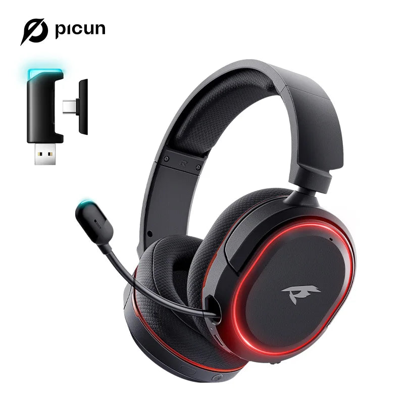 PICUN G2 Surround Sound Bluetooth Wireless Gaming Headset