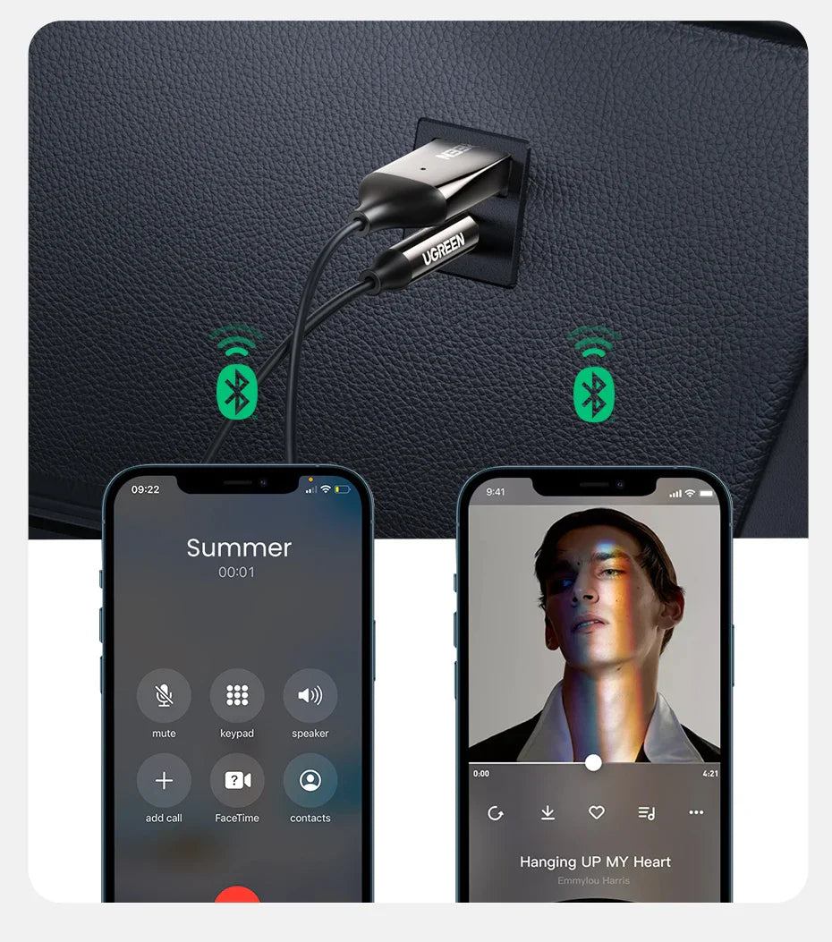 UGREEN CM309 USB to Aux Bluetooth 5.3 Adapter