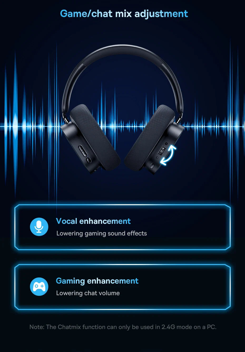 BASEUS AeQur GH02 Bluetooth Wireless Gaming Headset