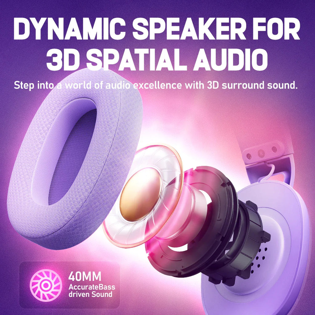 PICUN G1 Surround Sound Wireless Gaming Headset