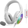 REDRAGON H350 Pandora 2 RGB Wired Gaming Headset - White