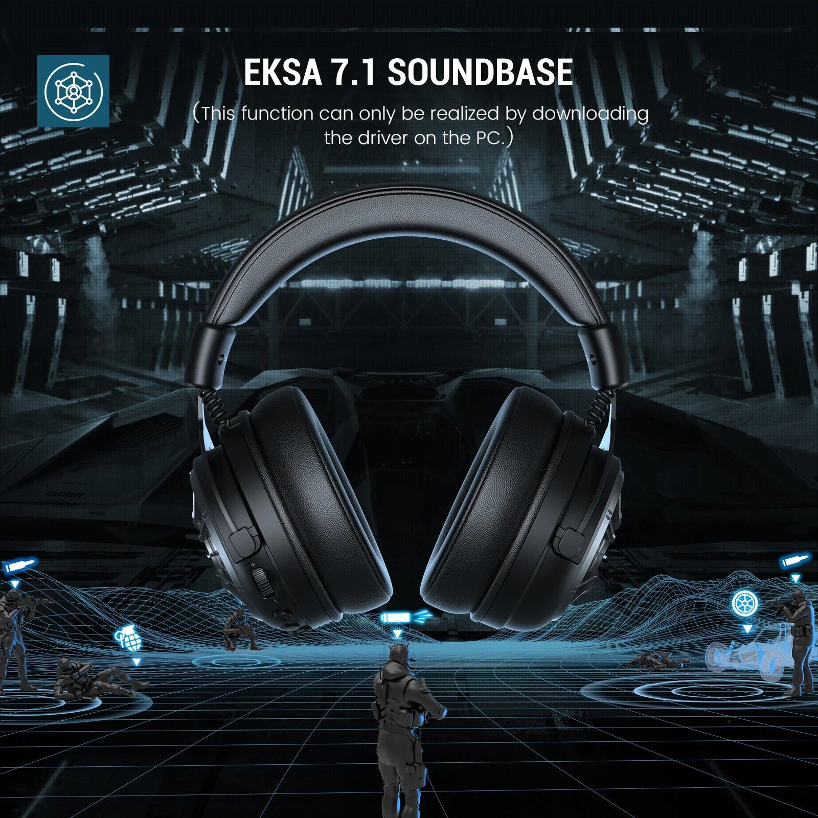 EKSA E5000 StarEngine Bluetooth Wireless Gaming Headset