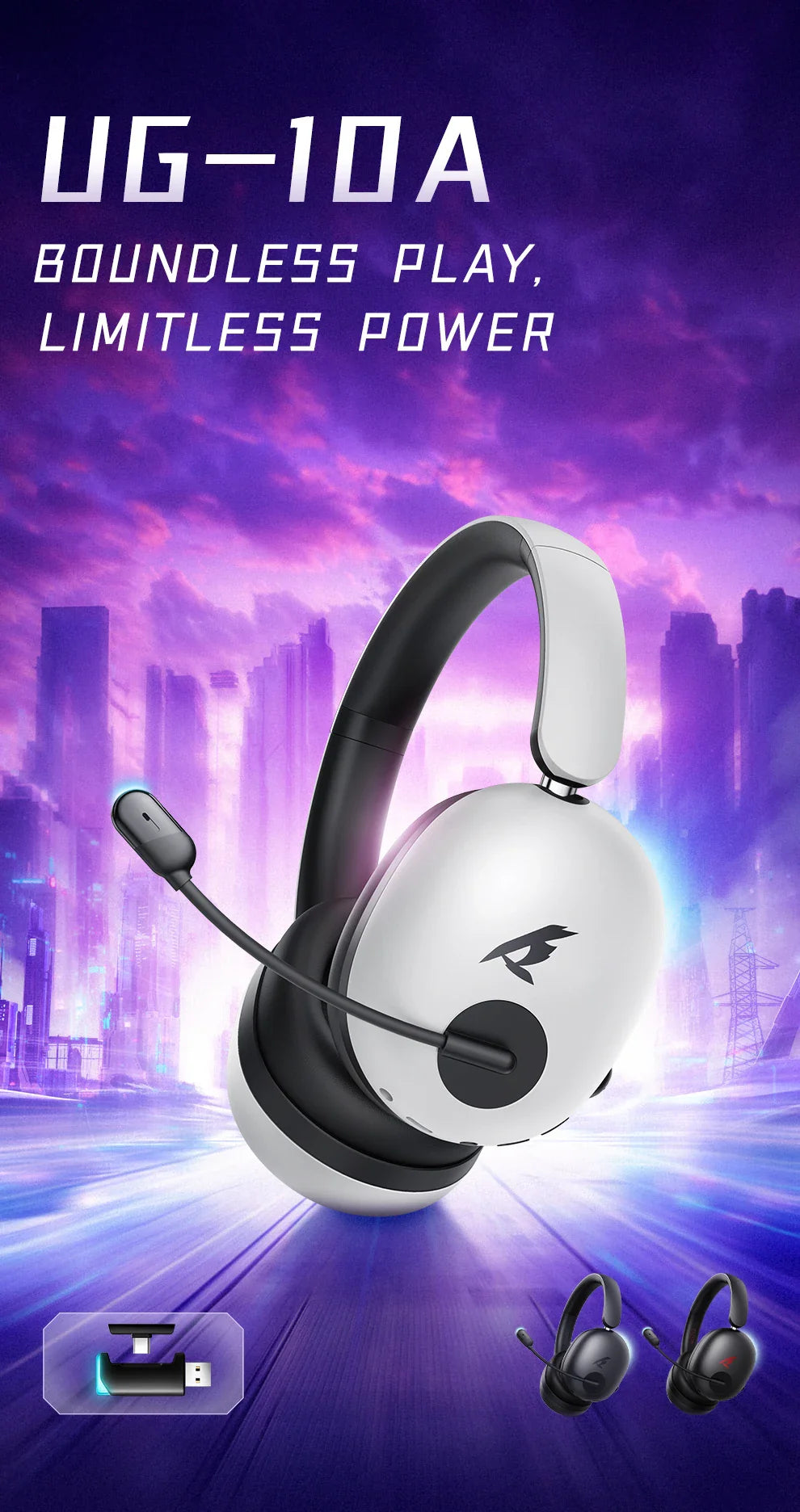 PICUN UG-10A ANC Wireless Gaming Headset