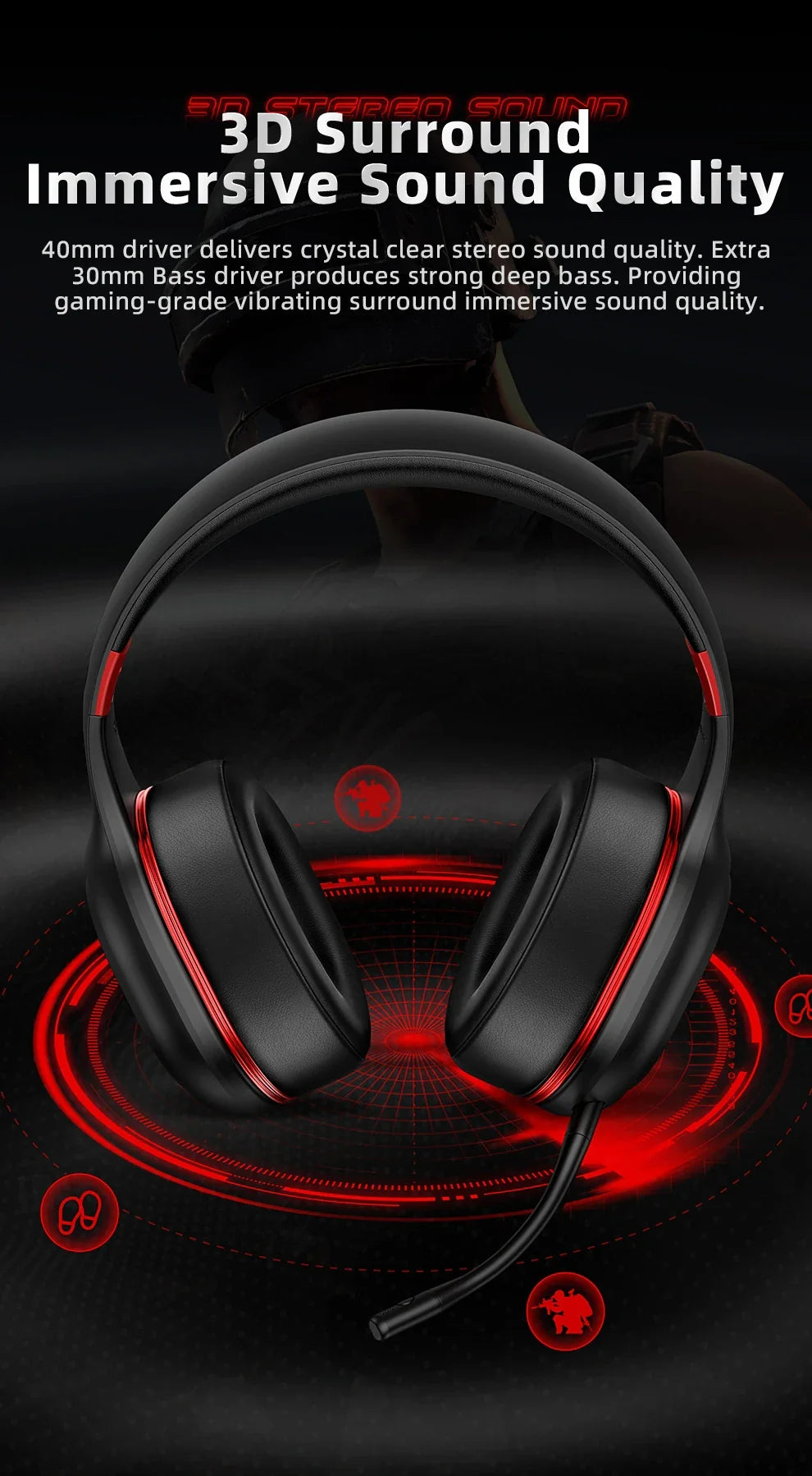 KOFIRE UG-05 RGB Wireless Gaming Headset