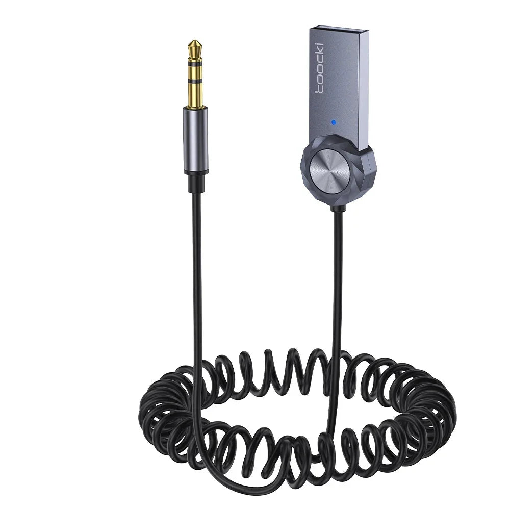 TOOCKI BT01 USB to Aux Bluetooth 5.1 Adapter