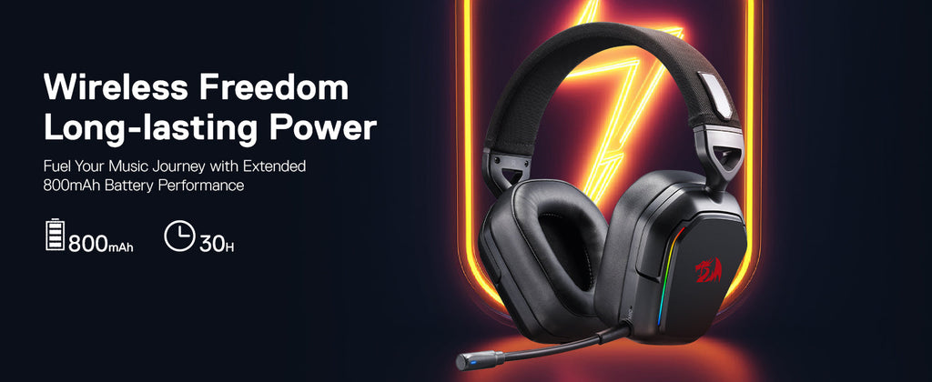 REDRAGON H868 Mira RGB Bluetooth Wireless Gaming Headset