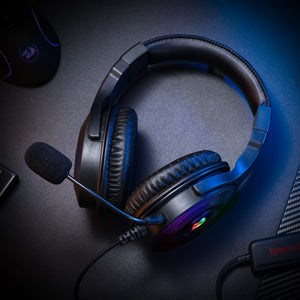 REDRAGON H350 Pandora 2 RGB Wired Gaming Headset - Black
